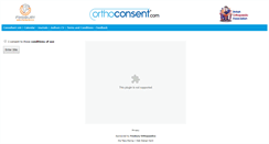 Desktop Screenshot of mtw.orthoconsent.com